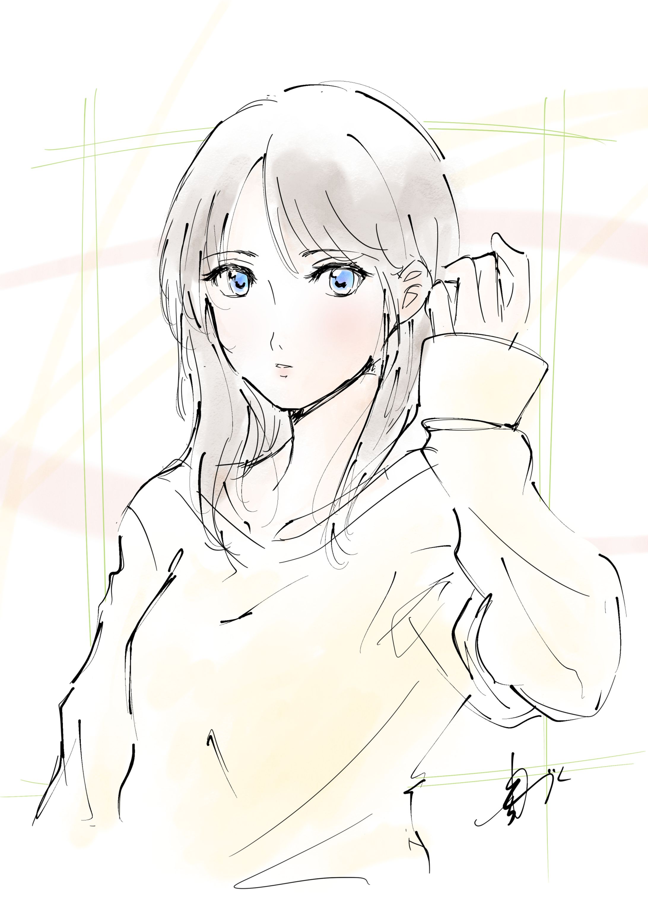 落描きガール-1