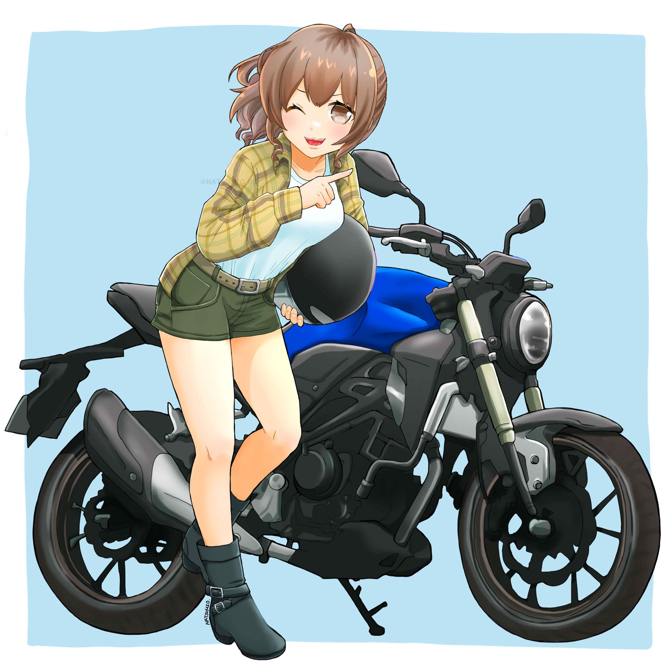 バイク女子×CB250R-1