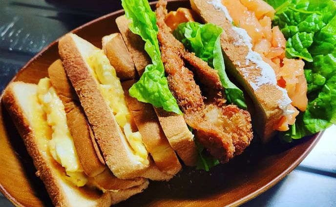 サンドイッチ三種類