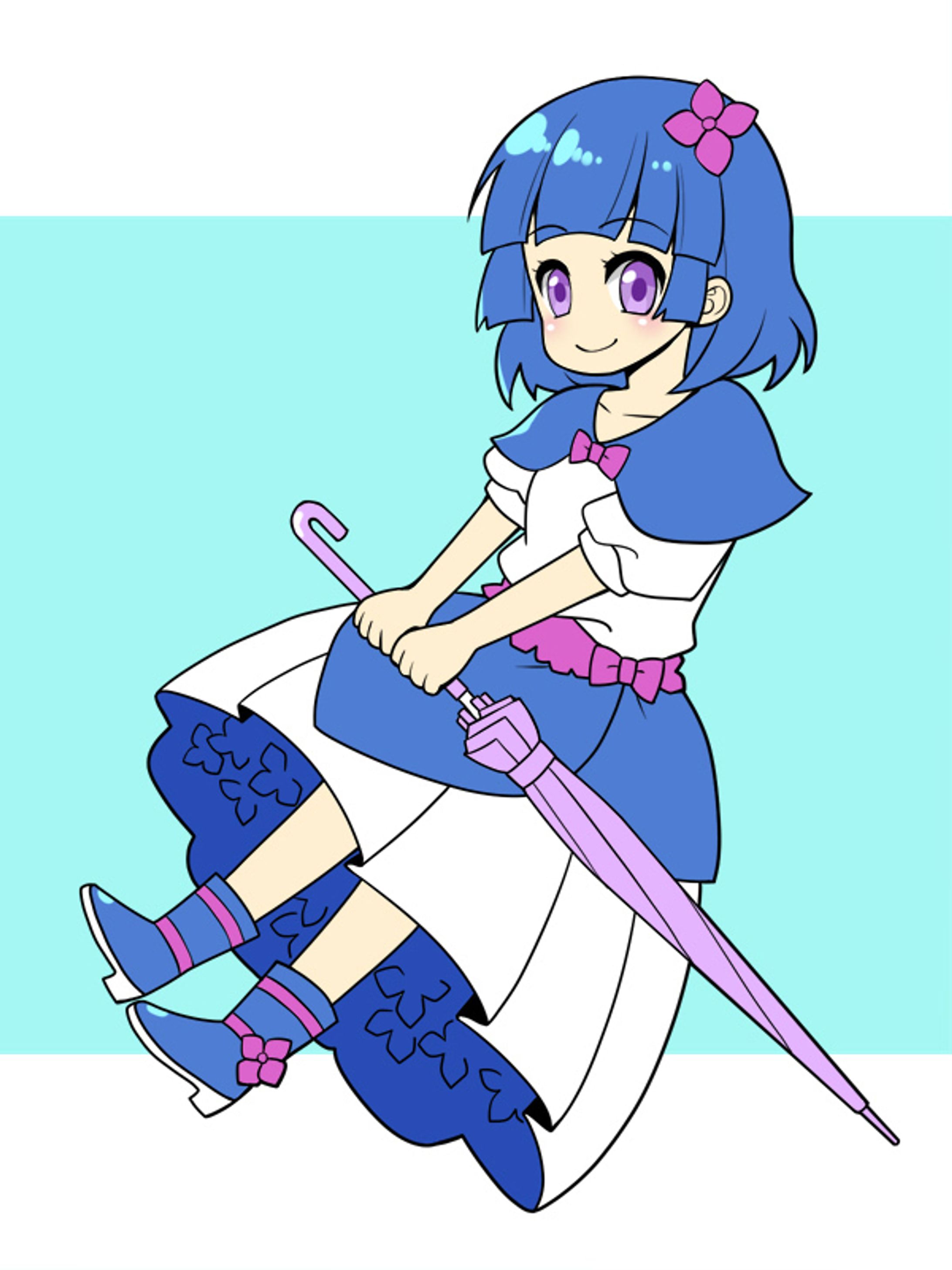 紫陽花/デフォルメ-1