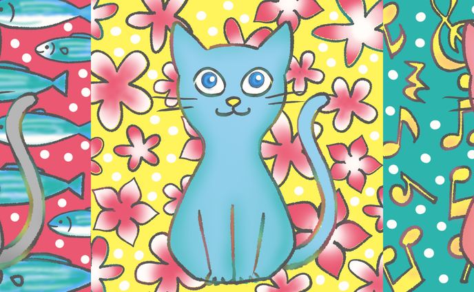 猫イラスト3種類