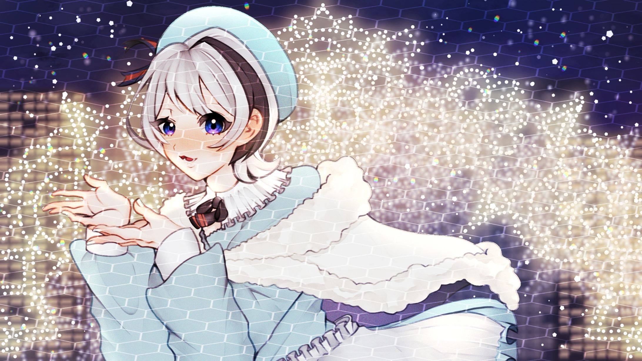小鳥遊せせり様_ Snow halation歌ってみたイラスト-1