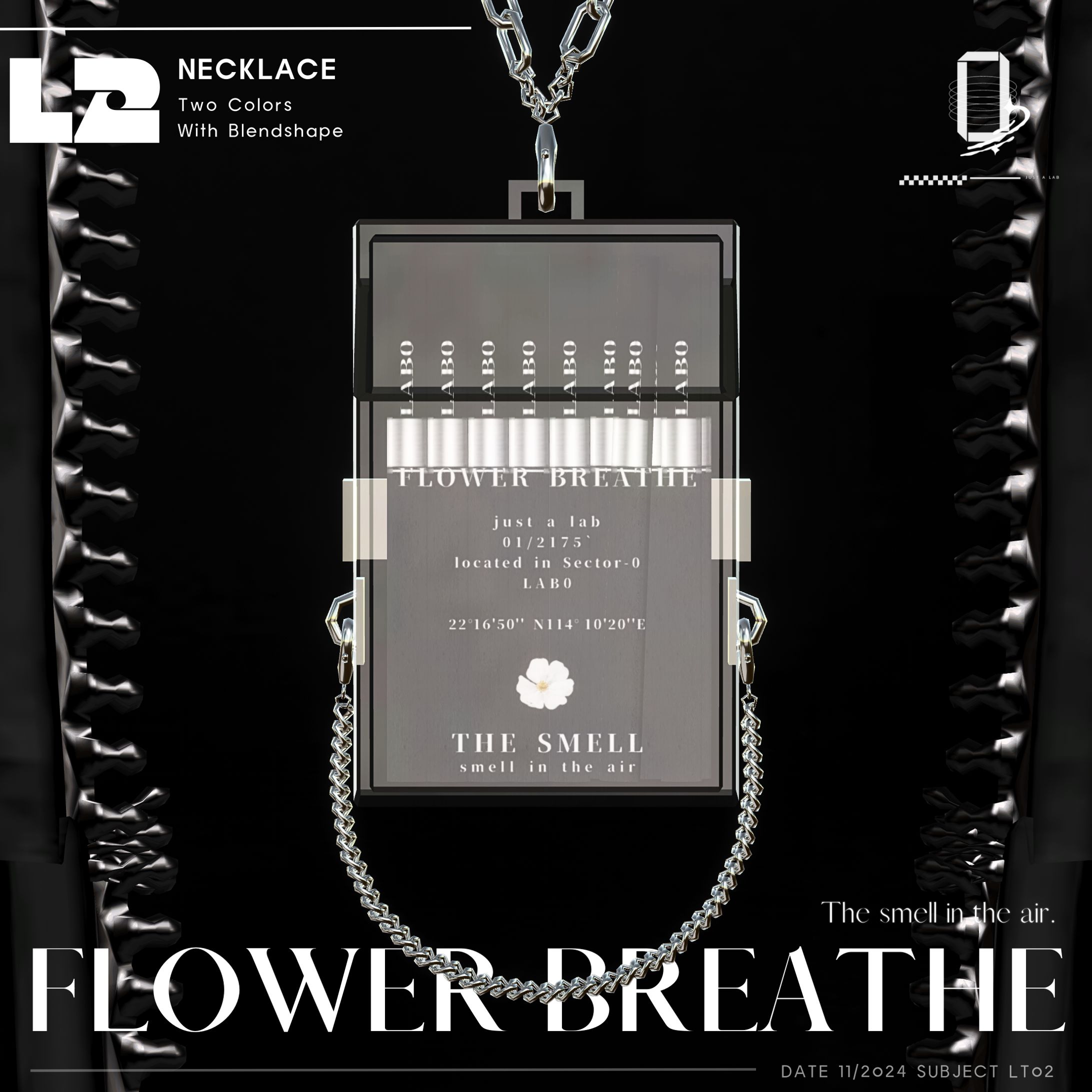 Cigaretteタバコ『Flower Breathe』Necklace-1