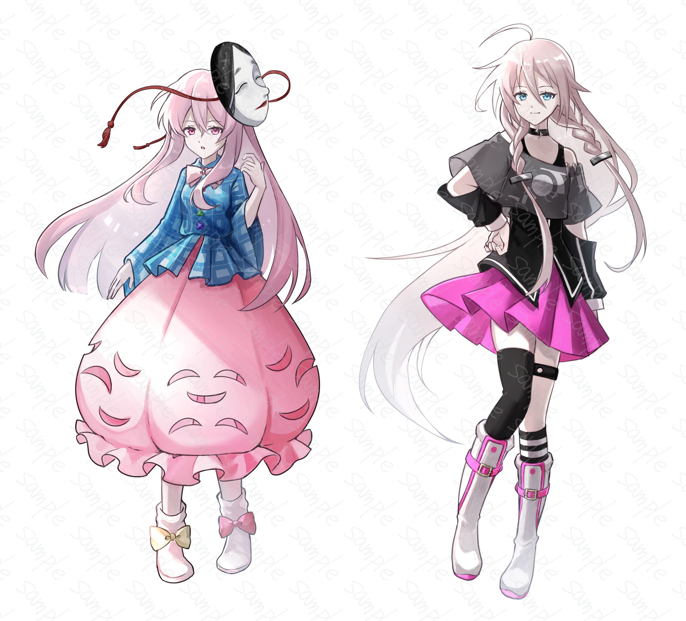 【依頼】えーり様 立ち絵（秦こころ、IA）-1