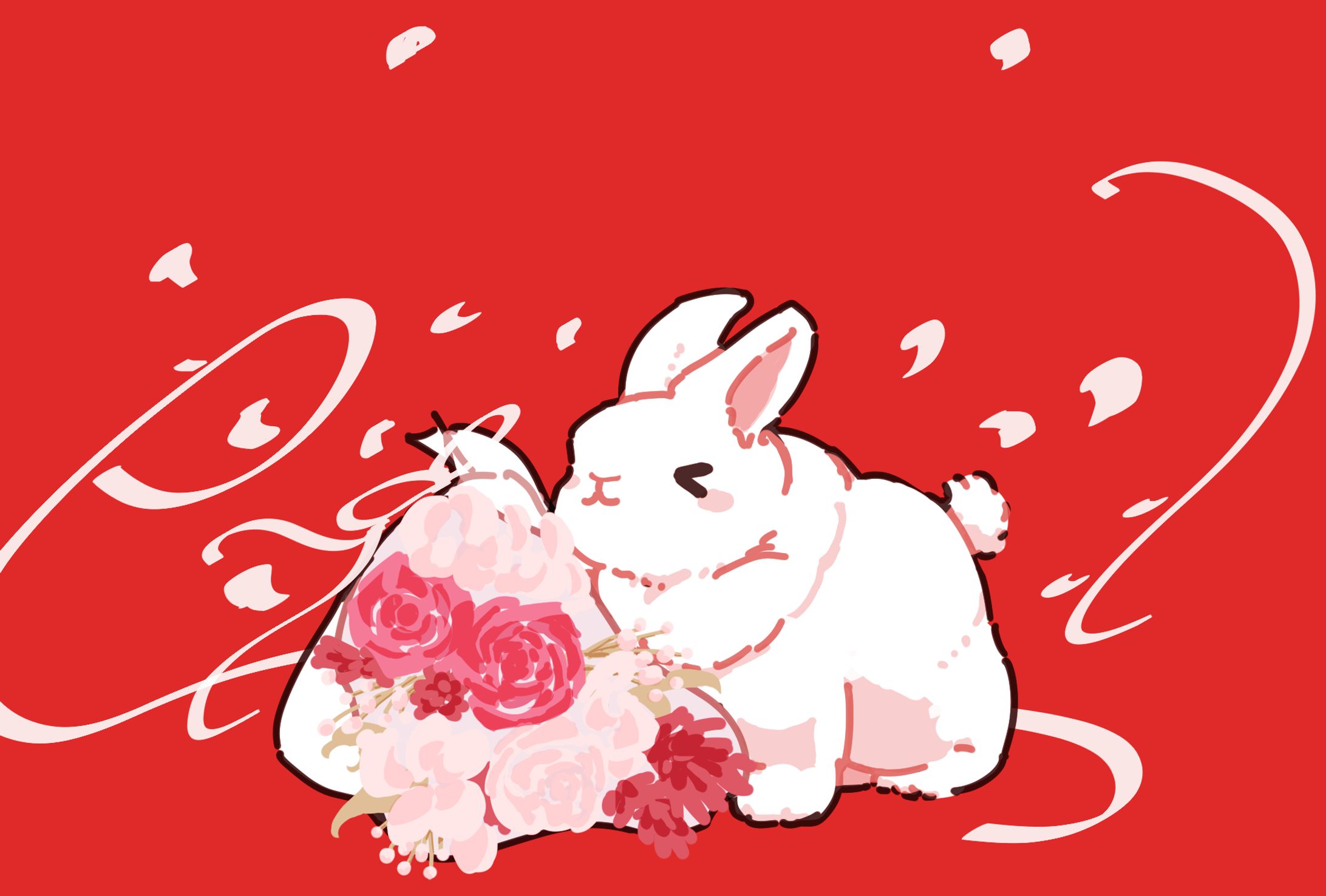 うさぎの祝福-1