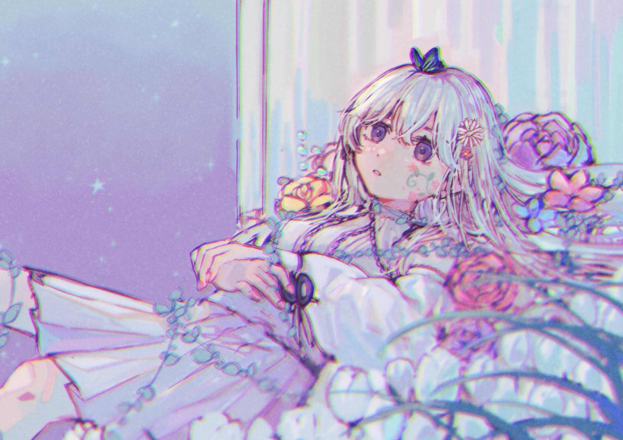 𓂃 𓈒𓏸𑁍✩.*˚
 
 #イラスト  #イラストグラム  #イラストレーター  #イラストレーション  #illust  #illustration  #illustragram  #digitalillustration  #clipstudiopaint  #그림  #일러스트  #일러스트레이터  #創作イラスト  #オリジナルイラスト  #パステルカラー  #花  #白  #flowergirl  #cuteillustration-1