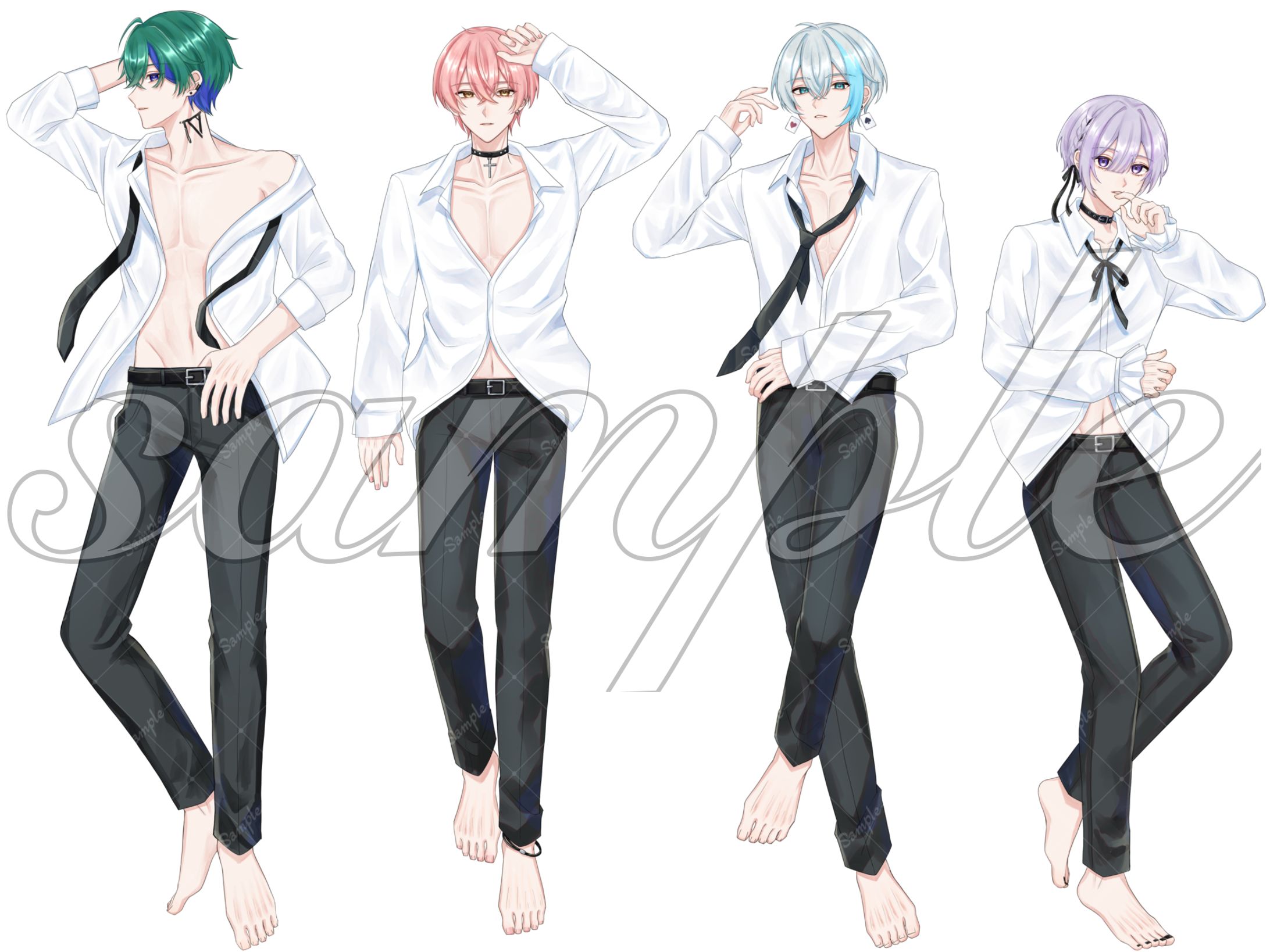 ぷりめも様/ロミオとシンデレラ（cover）MVイラスト/グッズ用イラスト-1