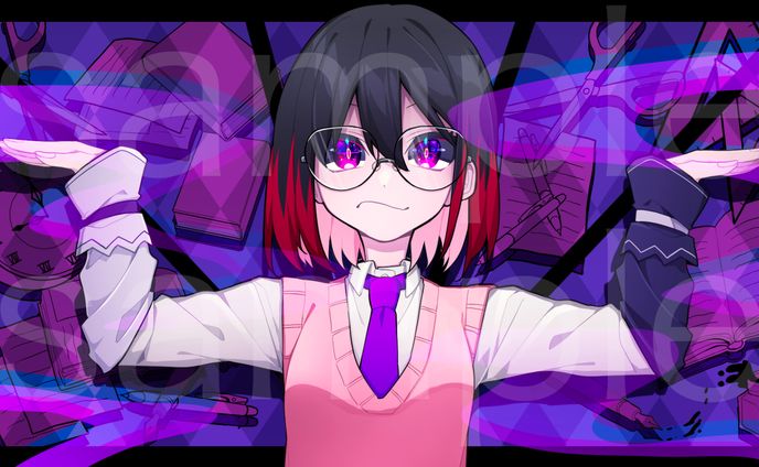 【work】藍川らいせ様「Habit」動画イラスト