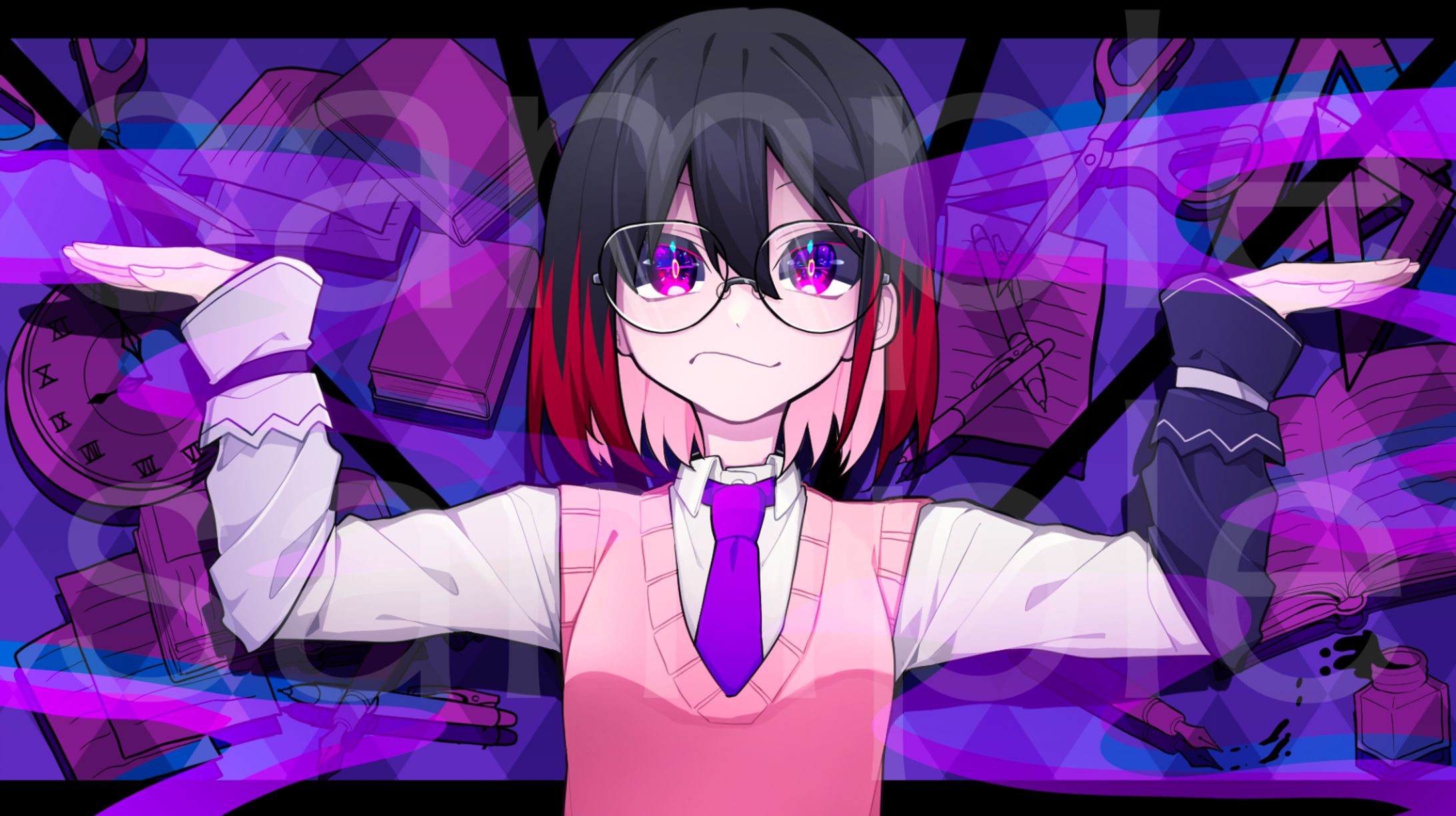 【work】藍川らいせ様「Habit」動画イラスト-1