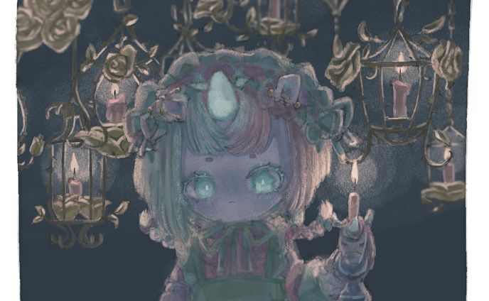 薔薇のランタン