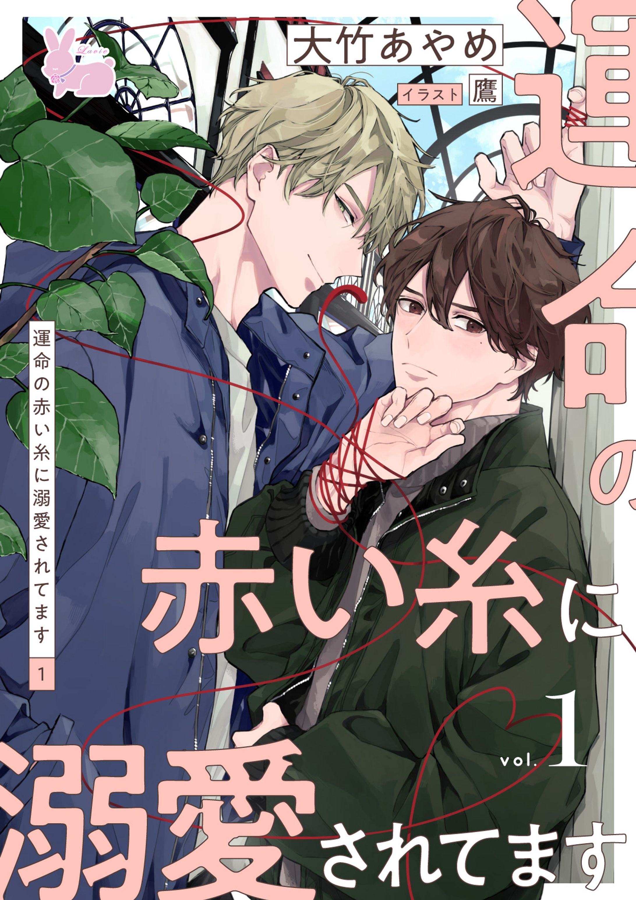 『#運命の赤い糸に溺愛されてます 1.2』表紙デザイン-1