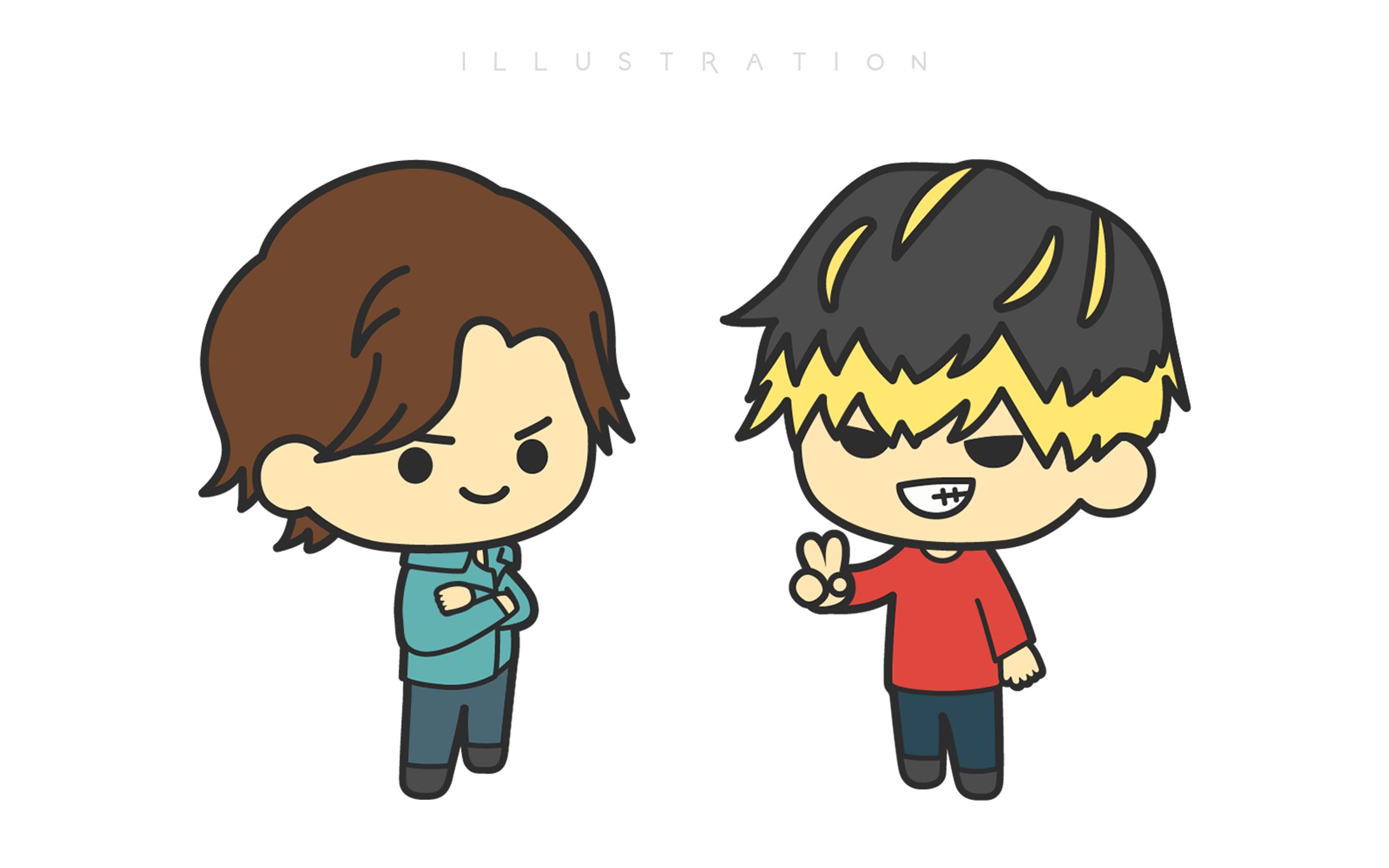 たろさく兄弟 様｜SDキャライラスト-1