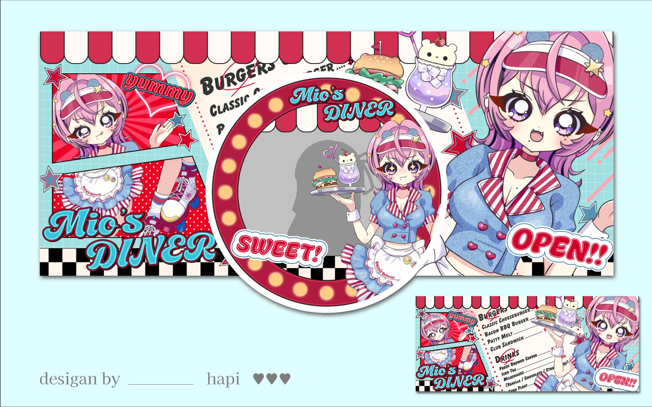 黒霧島澪様/IRIAMヘッダー＆アイコンリング-1