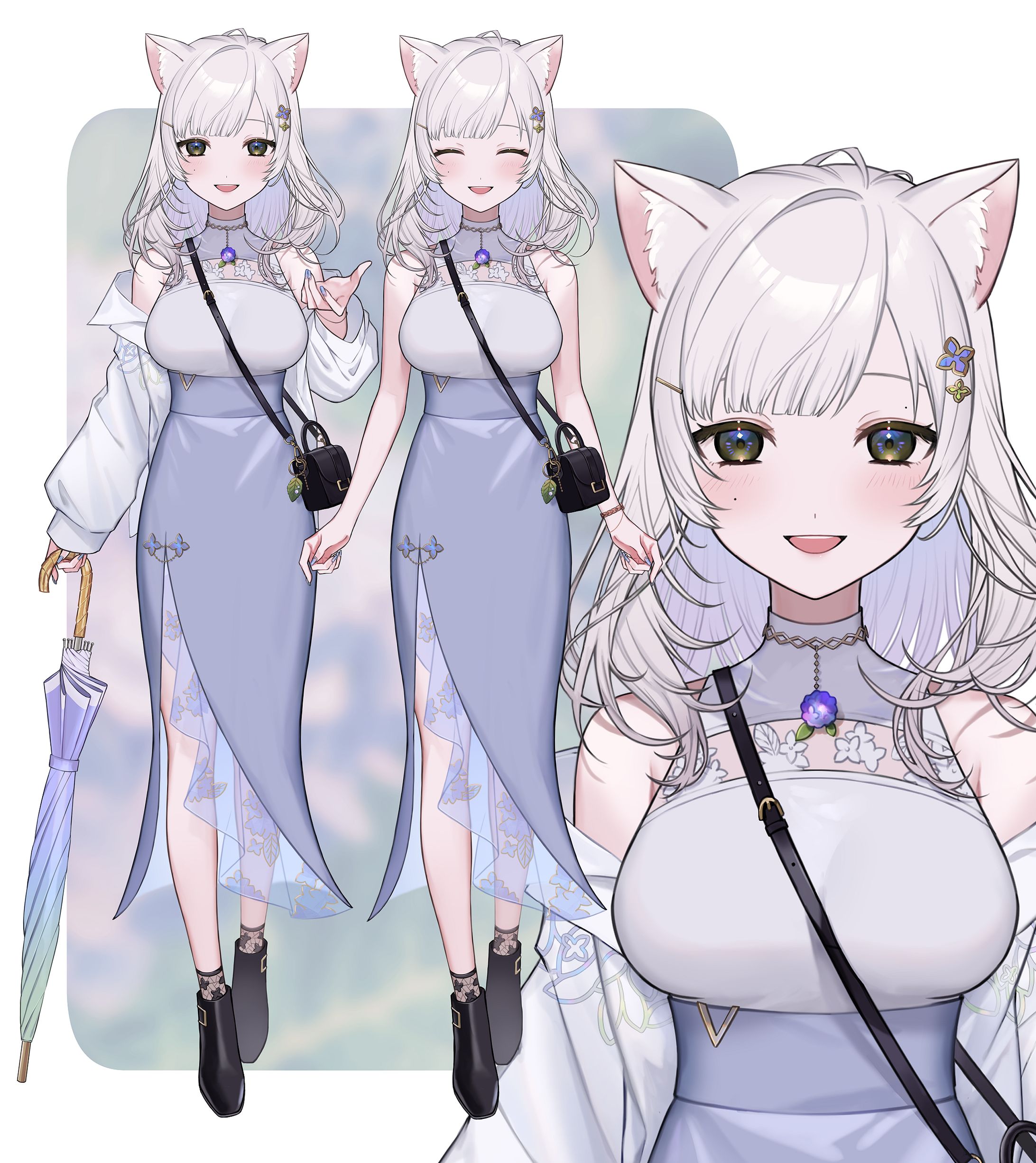 【永遠江モア様】Vtuberデザイン（新モデル）-1