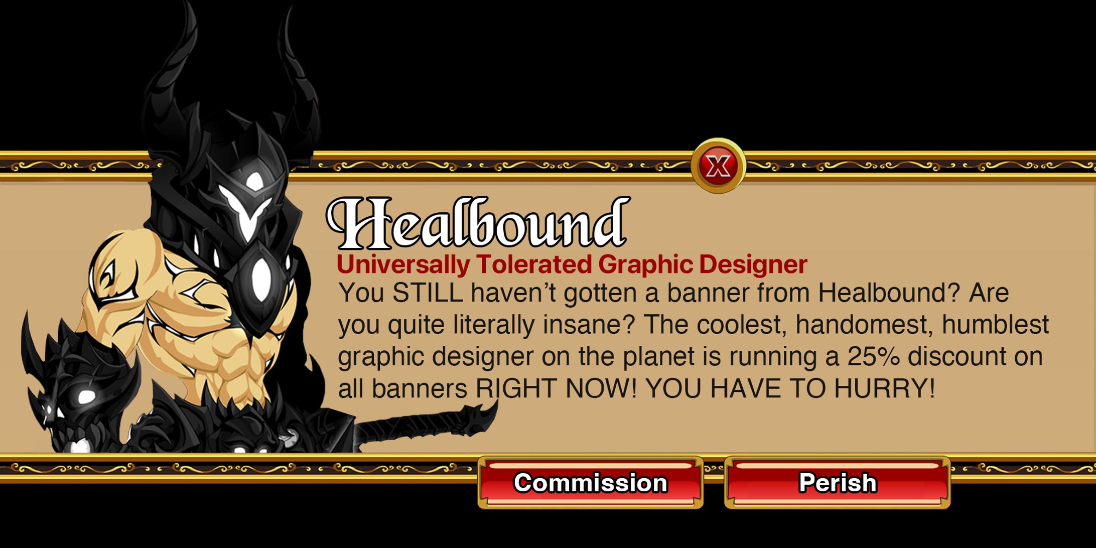 "Heally's AQW Cameo" Visual-1