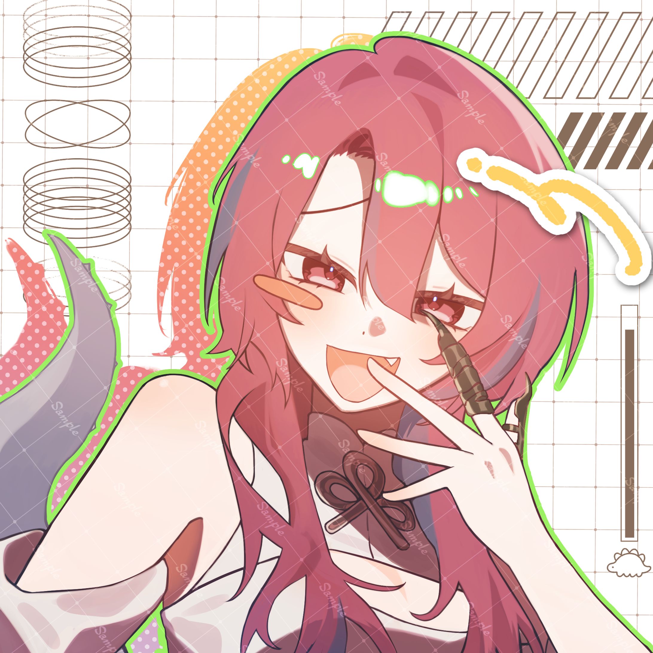 🦕様　アイコン用イラスト-1