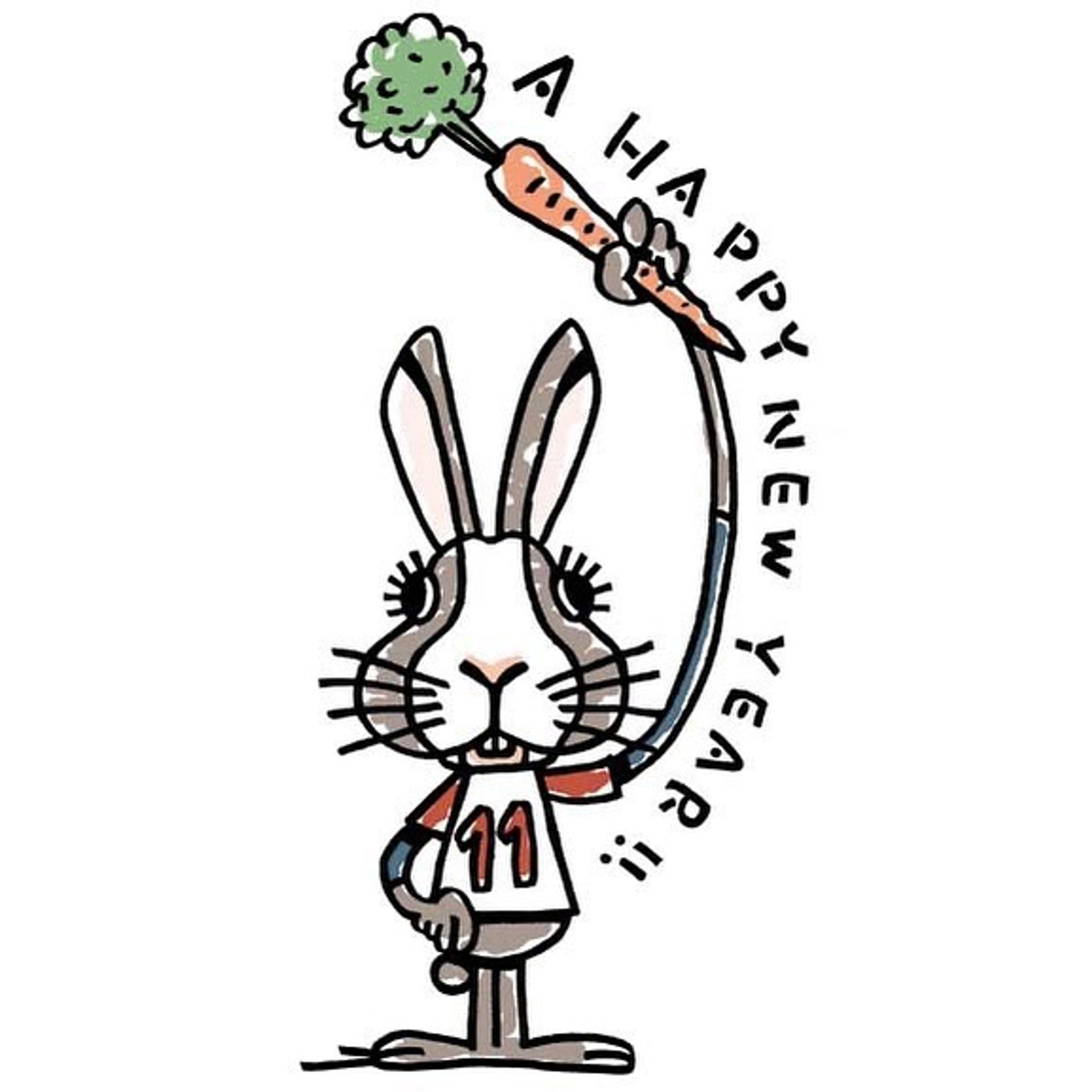 卯年2023
 #イラスト #illustration #tokyo #うさぎ #rabbit #ラヴィット
前回の年賀状でした2011-1