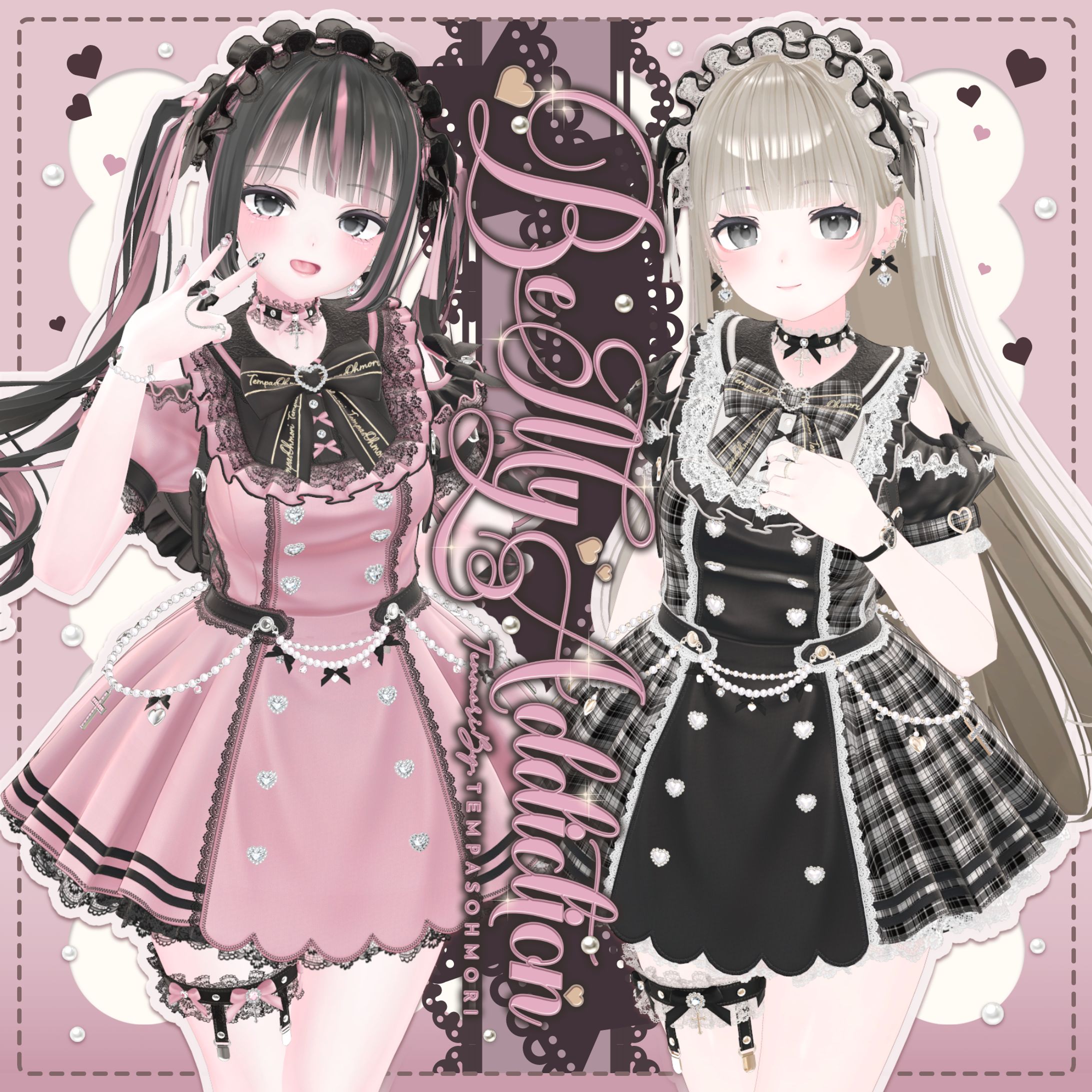 【3D制作】オリジナル衣装『Be My Addiction』-1