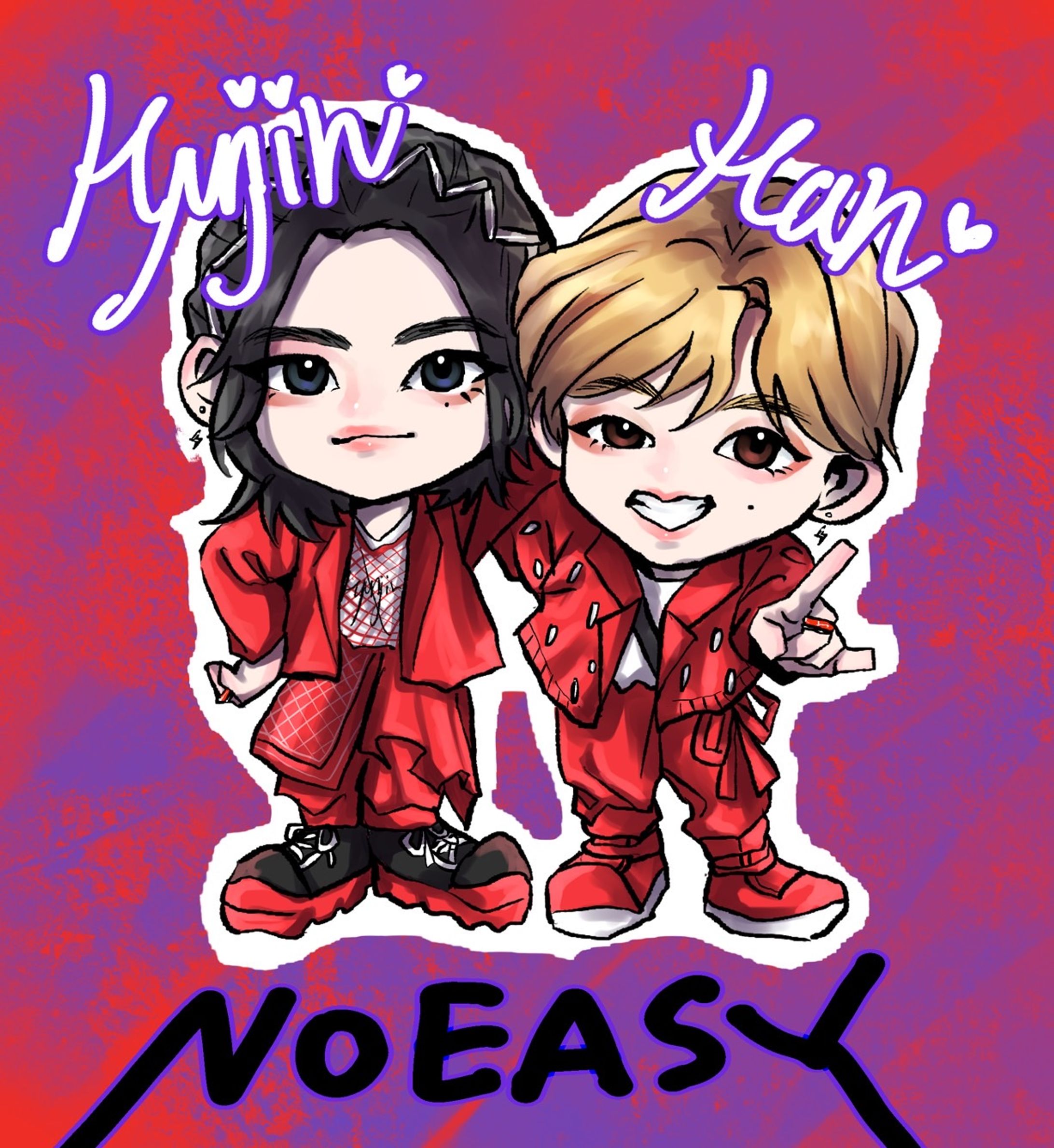 K-pop ファンアート デフォルメ-1