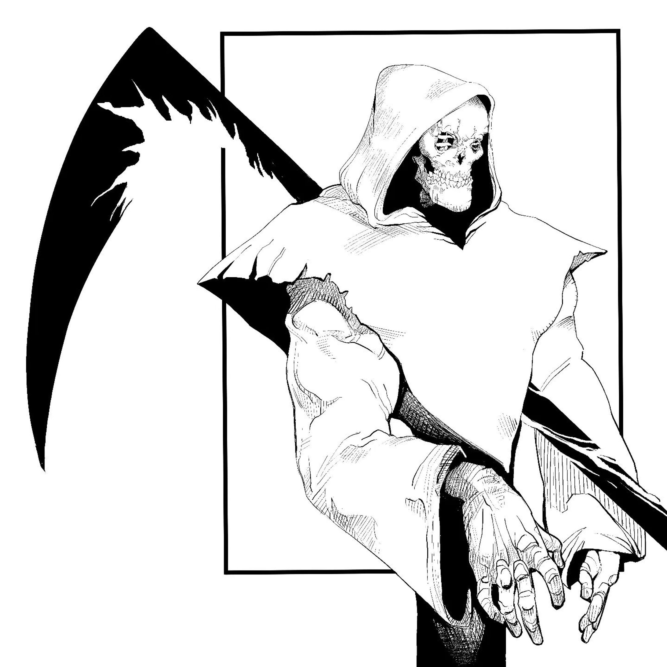 take2
#grimreaper #thedeath #illust #illustration #illustrator #artwork #art #draw #drawing #digitaldrawing #digitalinking #digitalart #inking #blackandwhite #skull #skullhead #skullart #絵 #イラスト #イラストレーター #骸骨#死神 #clipstudiopaint #クリスタ #クリップスタジオ #horrorart #horror-1