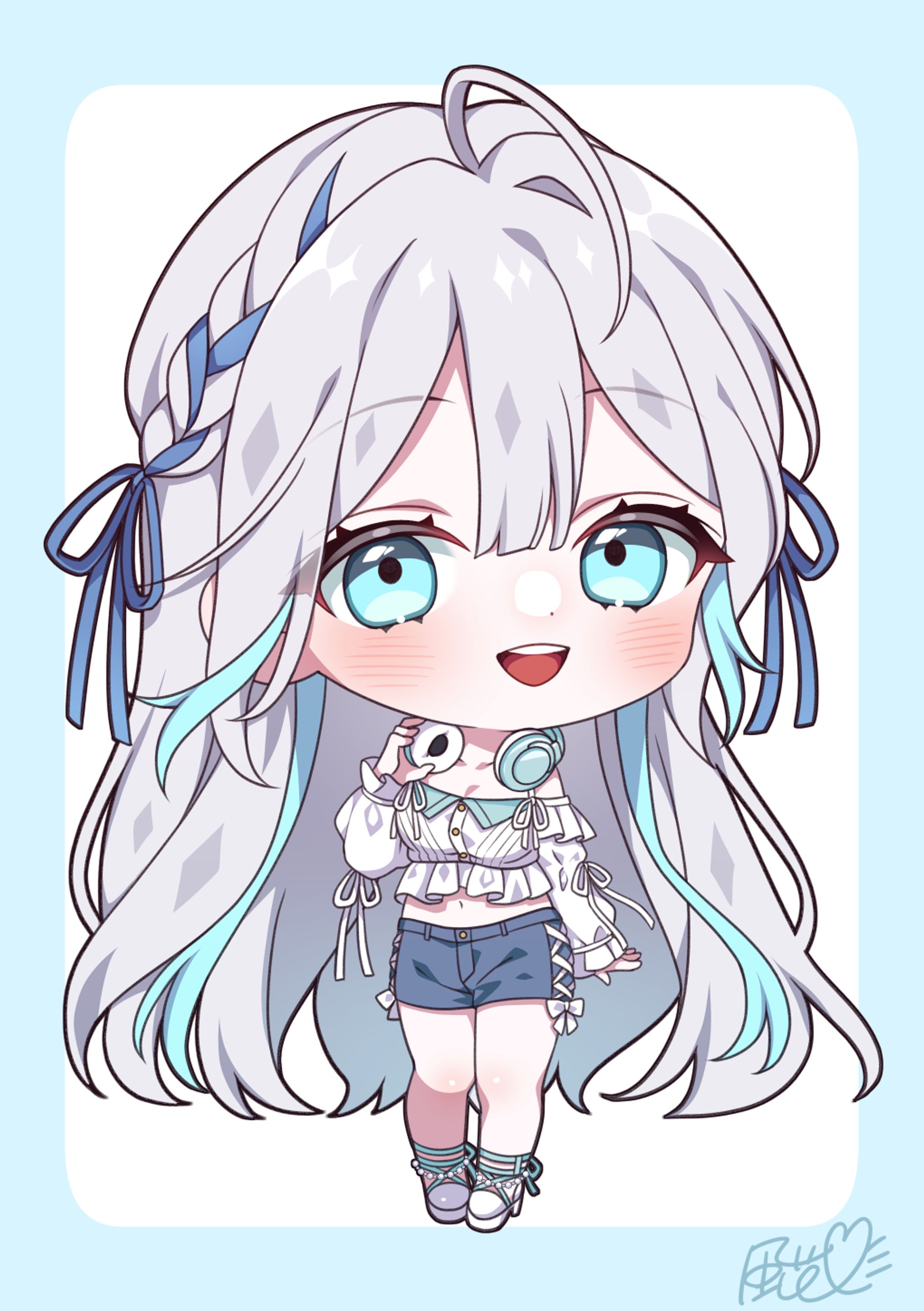 【奏音いと様】ミニキャライラスト-1