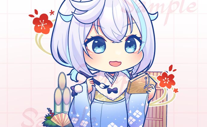 ミニキャライラスト（のん様）