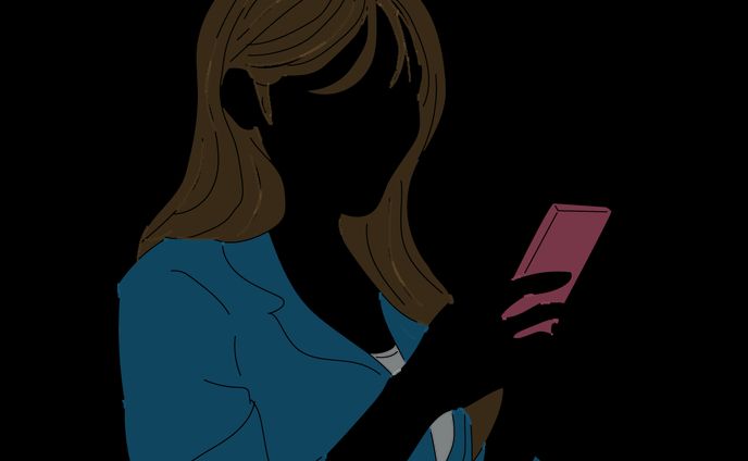 インスタグラム　携帯操作.　ベタ塗りpng