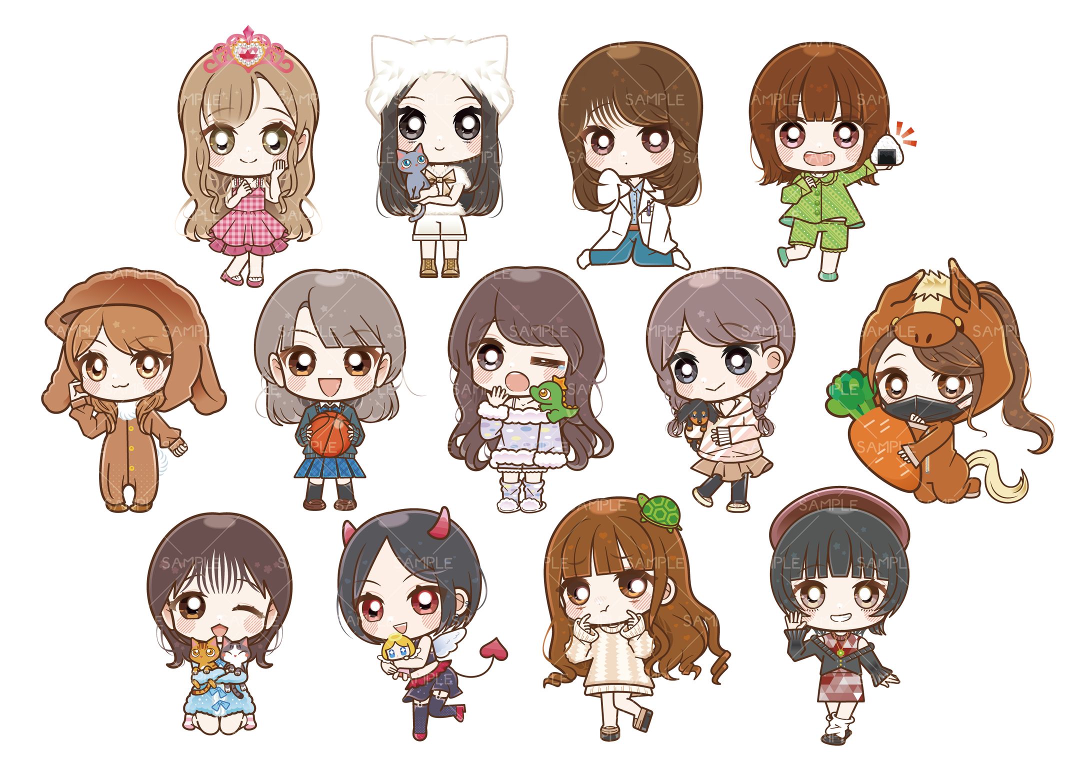 ご依頼◆ミニキャラクター作画-1