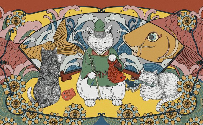 等身イラスト、恵比寿(東京都)