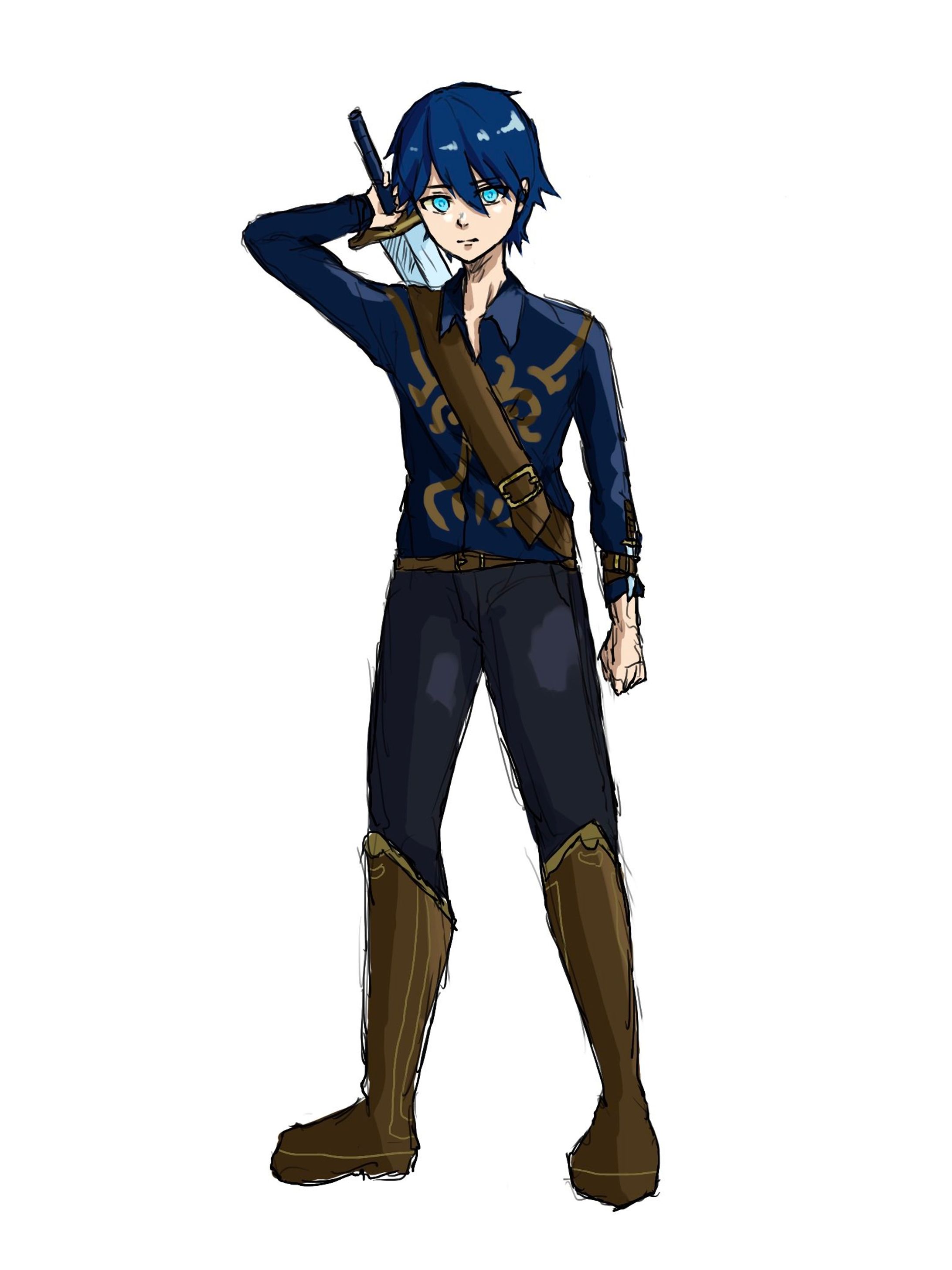 キャラクターデザインラフサンプル-1
