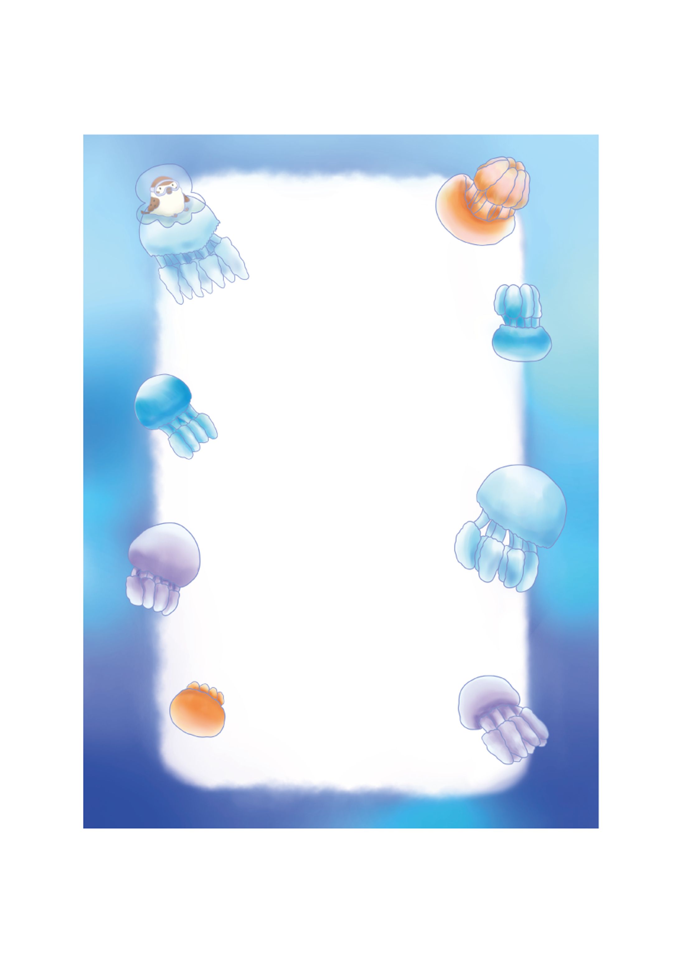 チッチョンと海の仲間たちレターセット-1