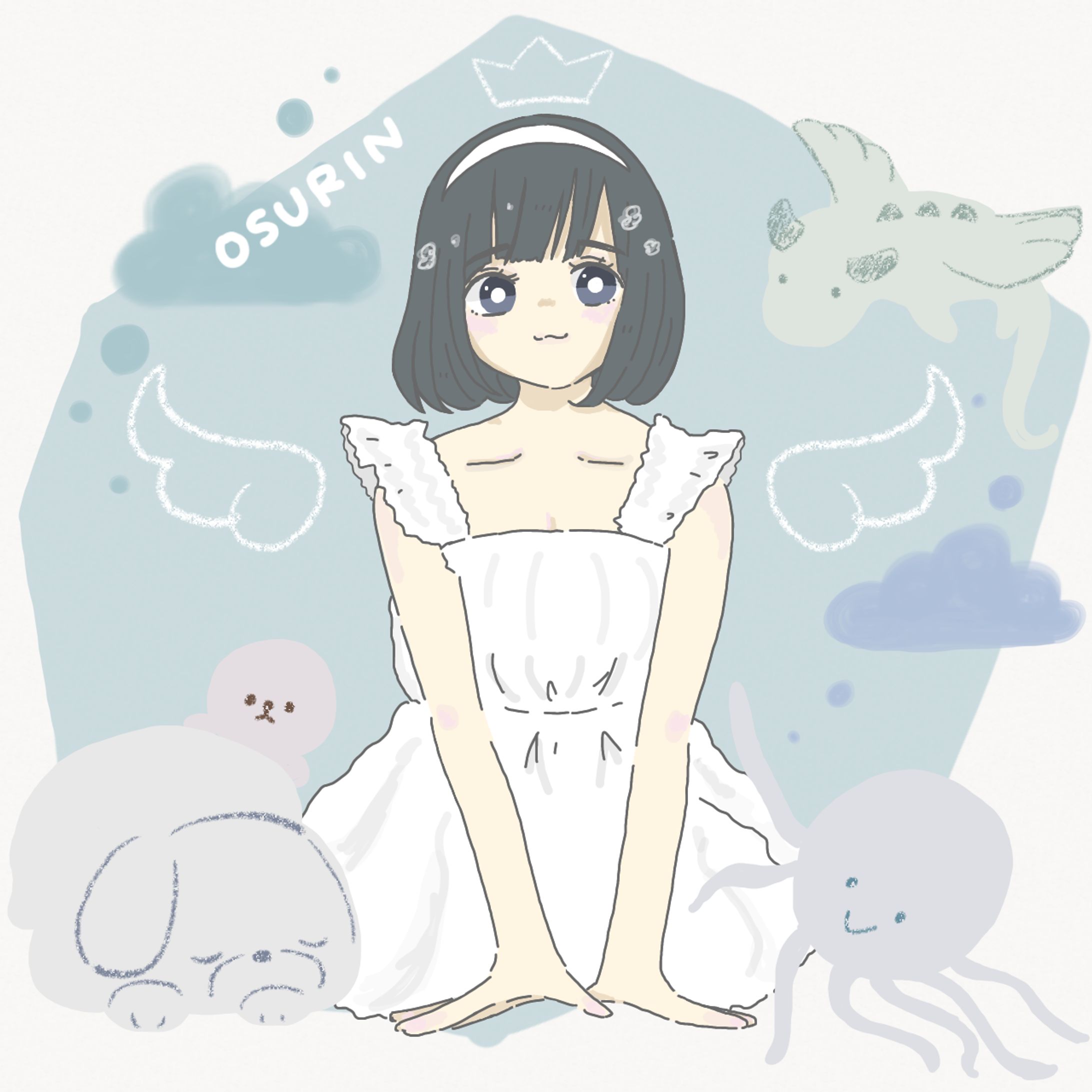 きゅっぽんちゃんねる おすず様イメージイラスト-1