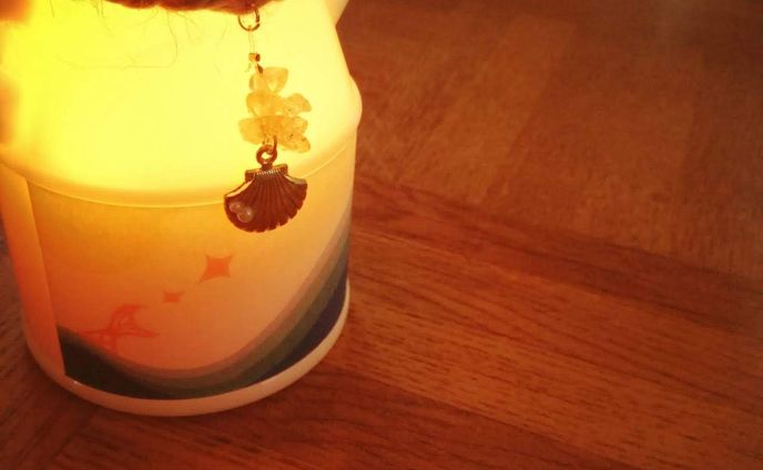 ミルクボトルのソイキャンドル 