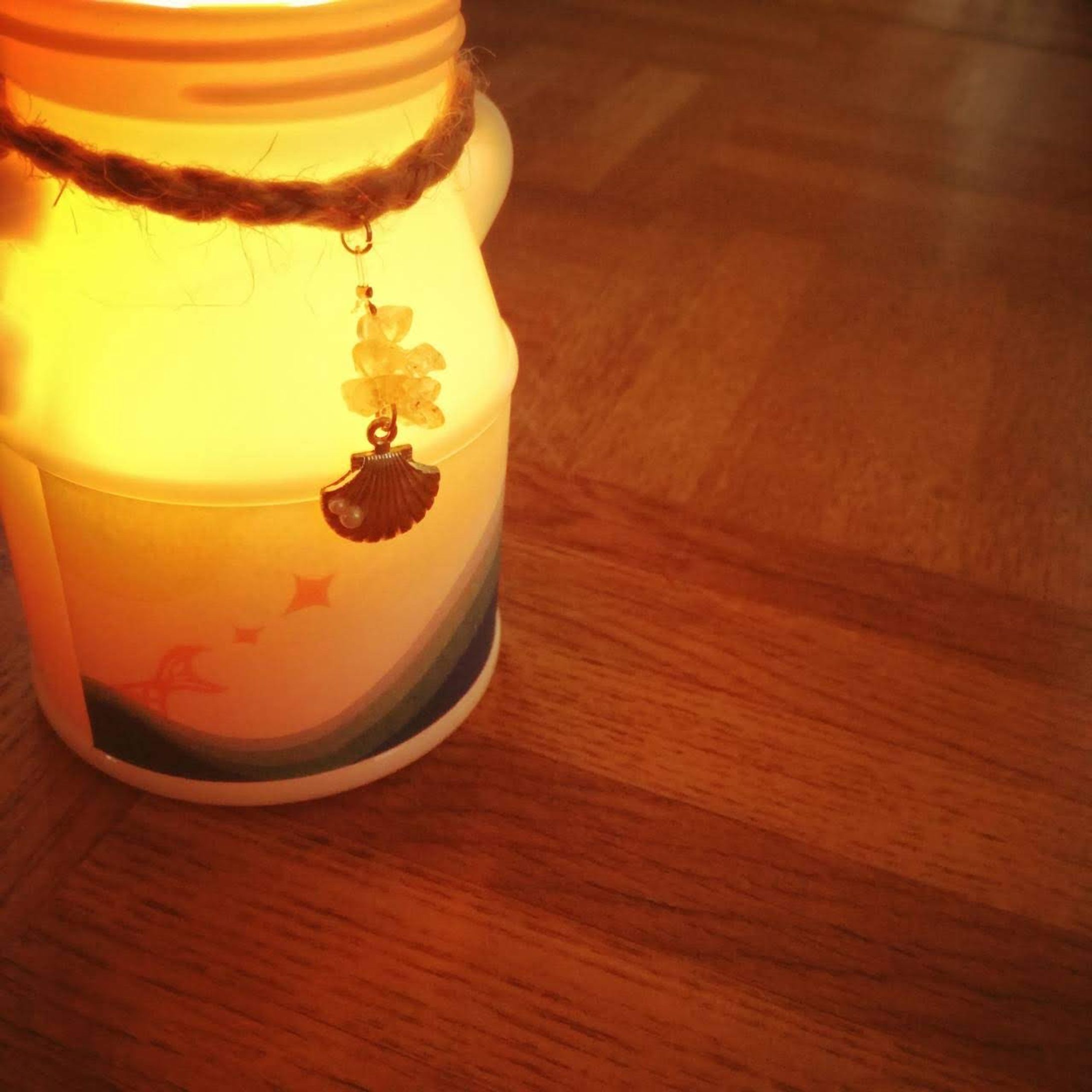 ミルクボトルのソイキャンドル -1