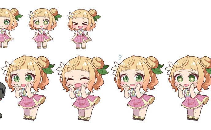 仕事イラスト 表情差分
