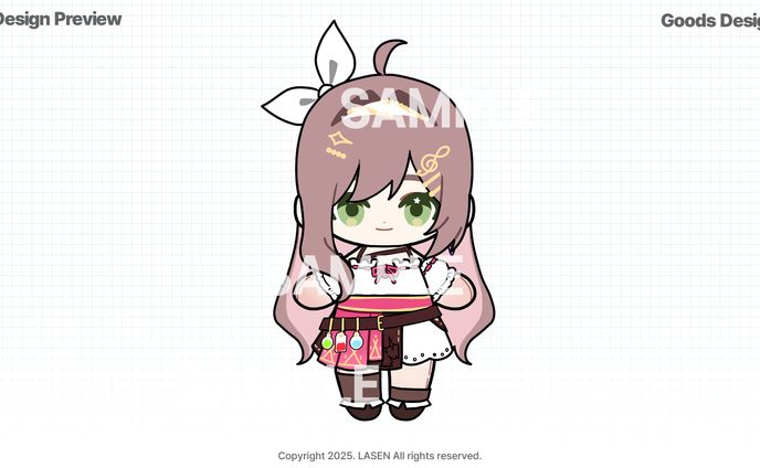 Miori Celesta様ぬいぐるみ原画