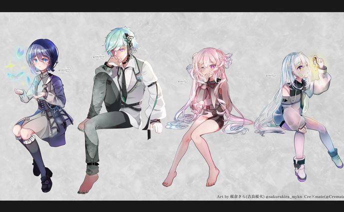 Cre×mate様 MVイラスト②