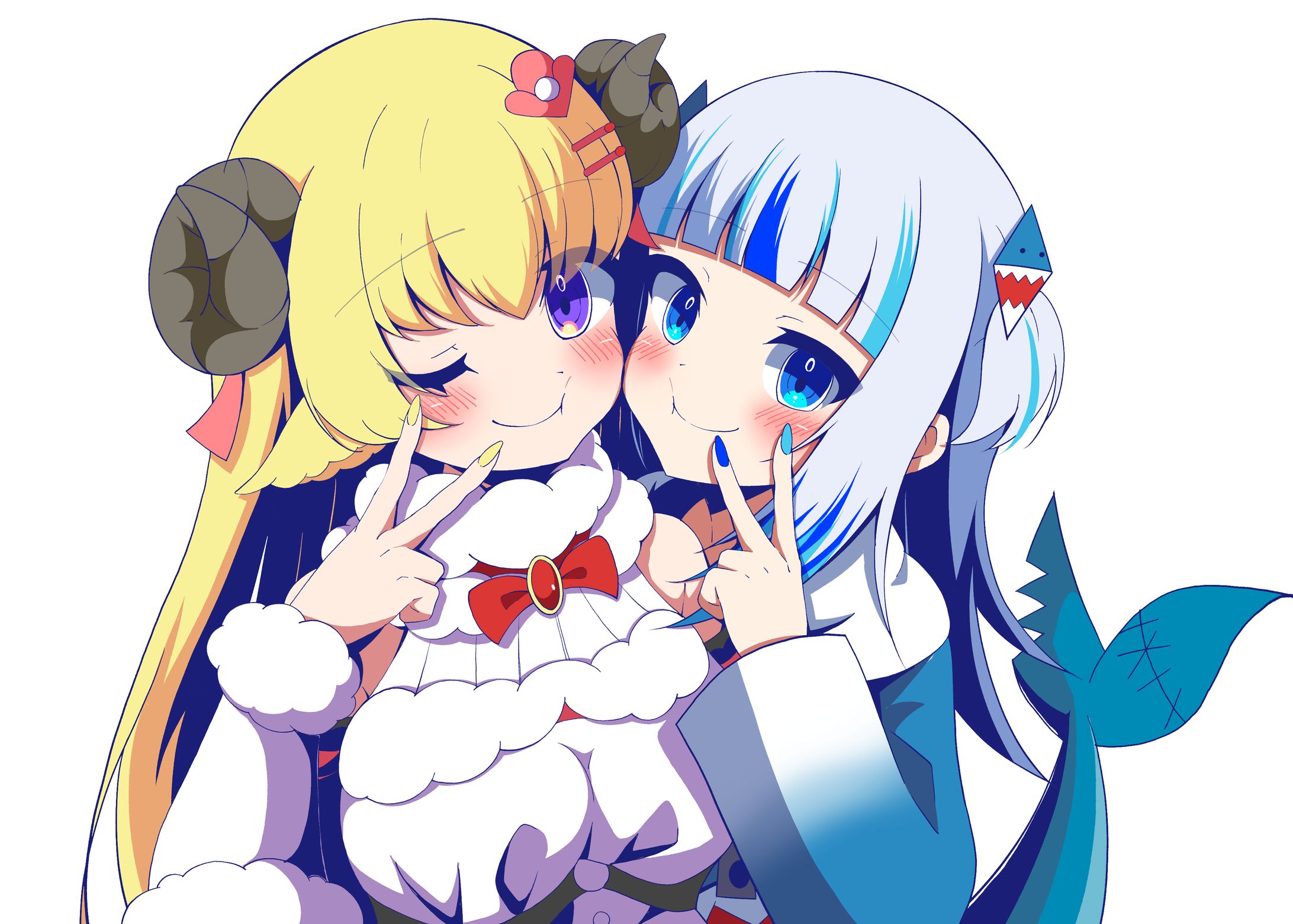 Gura chan&Watame chan-1