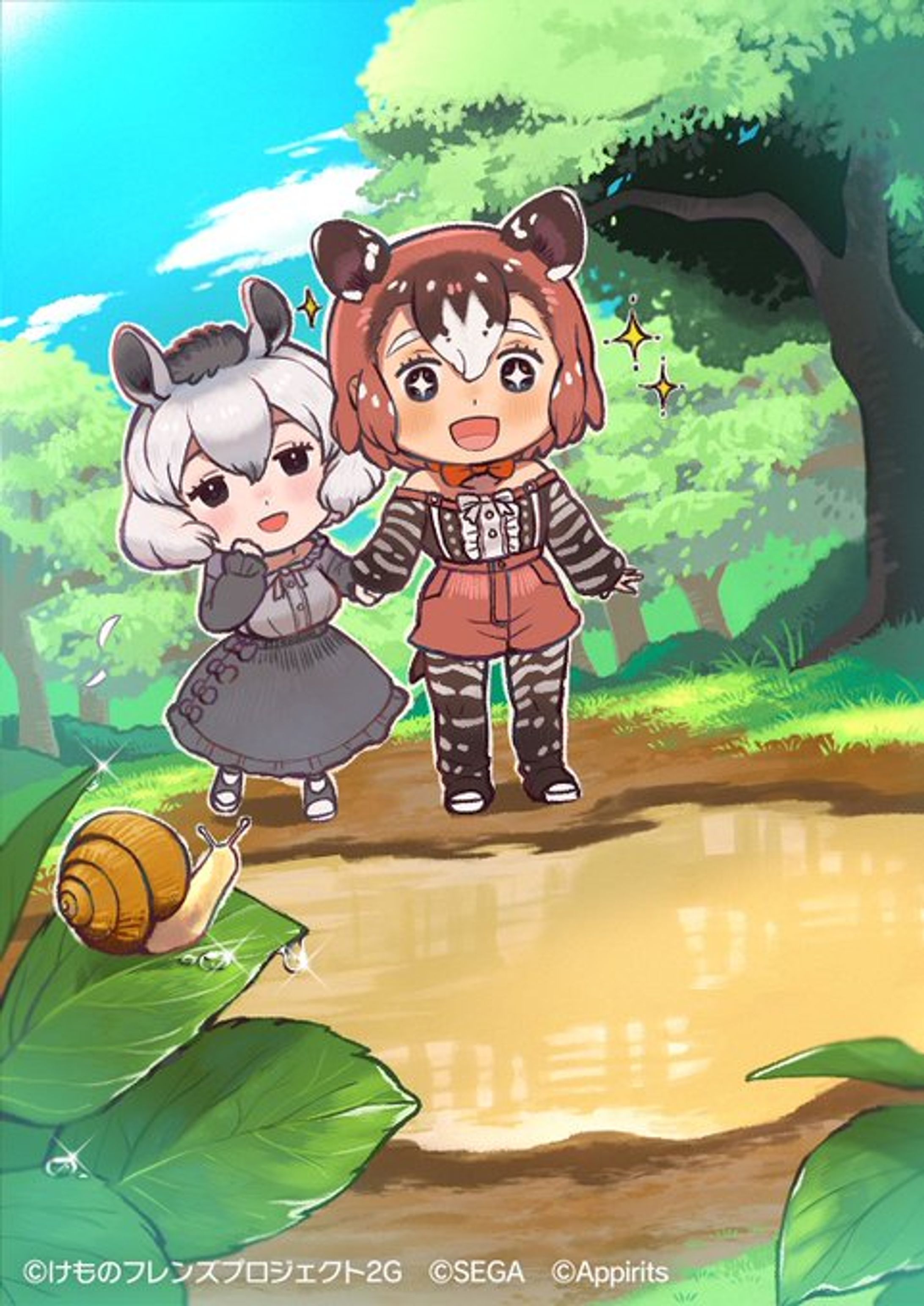 株式会社SEGA様｜「けものフレンズ３」カードイラスト-1