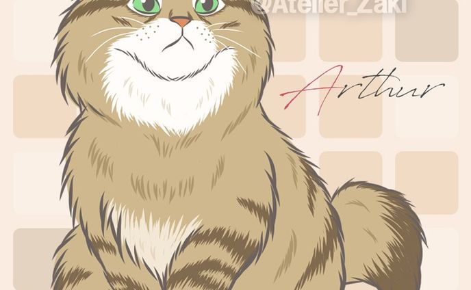 推しにガン見されながら描いたアーサーくん！(推し)
推しの尊さを定期的に発信していきますよ☆.
.
#猫 #ねこ #ネコ #cat #猫カフェ #catcafe #猫カフェmfmf #catcafemfmf
#動物 #animal #イラスト #illustration #絵 #似顔絵 #portrait #デザイン #design #アート #art #ミヌエット #もふもふ感出すの難しい #illustrator #adobefresco #fresco #イラストレーター #イラストレーターさんと繋がりたい