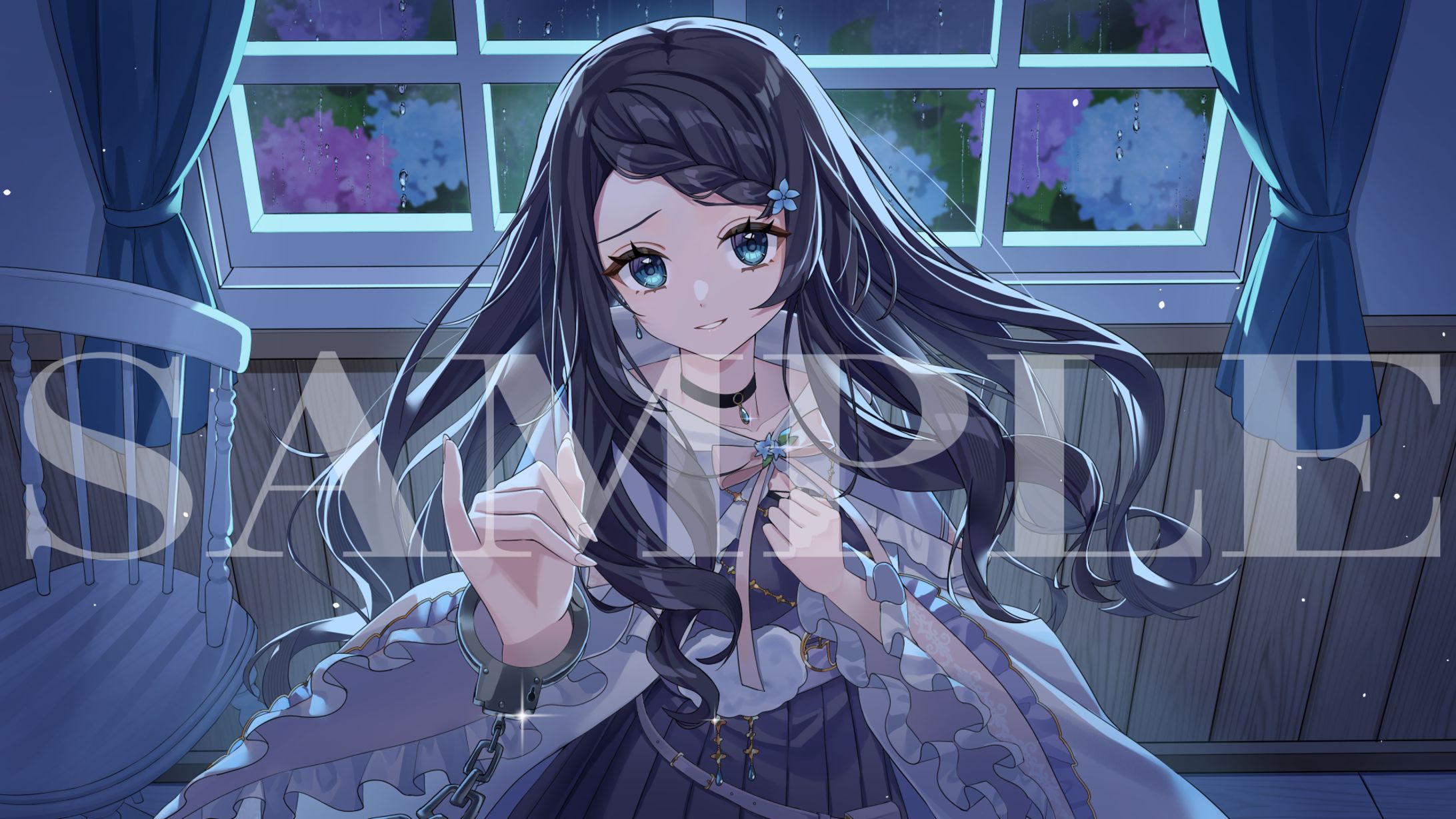 雨乃メア様　オリジナル曲「レイニージュ」MVイラスト-1