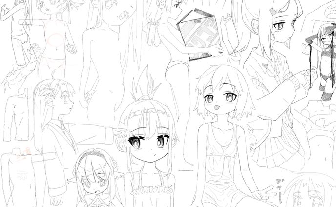 fanart、ラクガキ