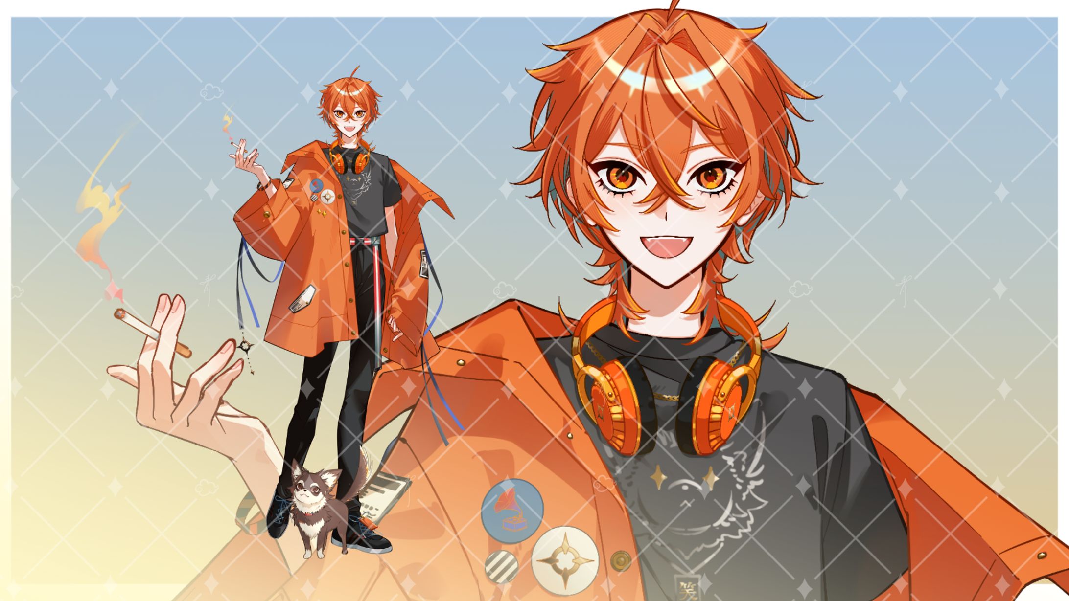 【仕事絵】IRIAM用全身立ち絵-1