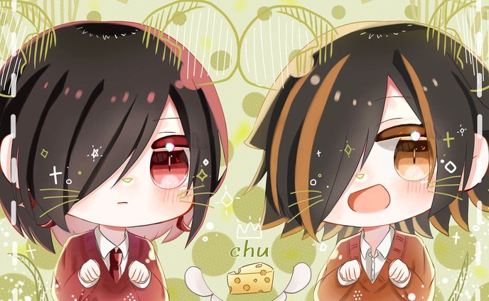 ミニキャラ創作イラスト