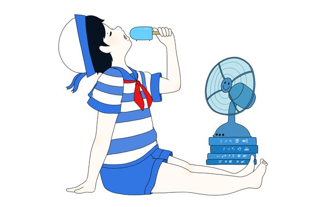 【イラスト】青