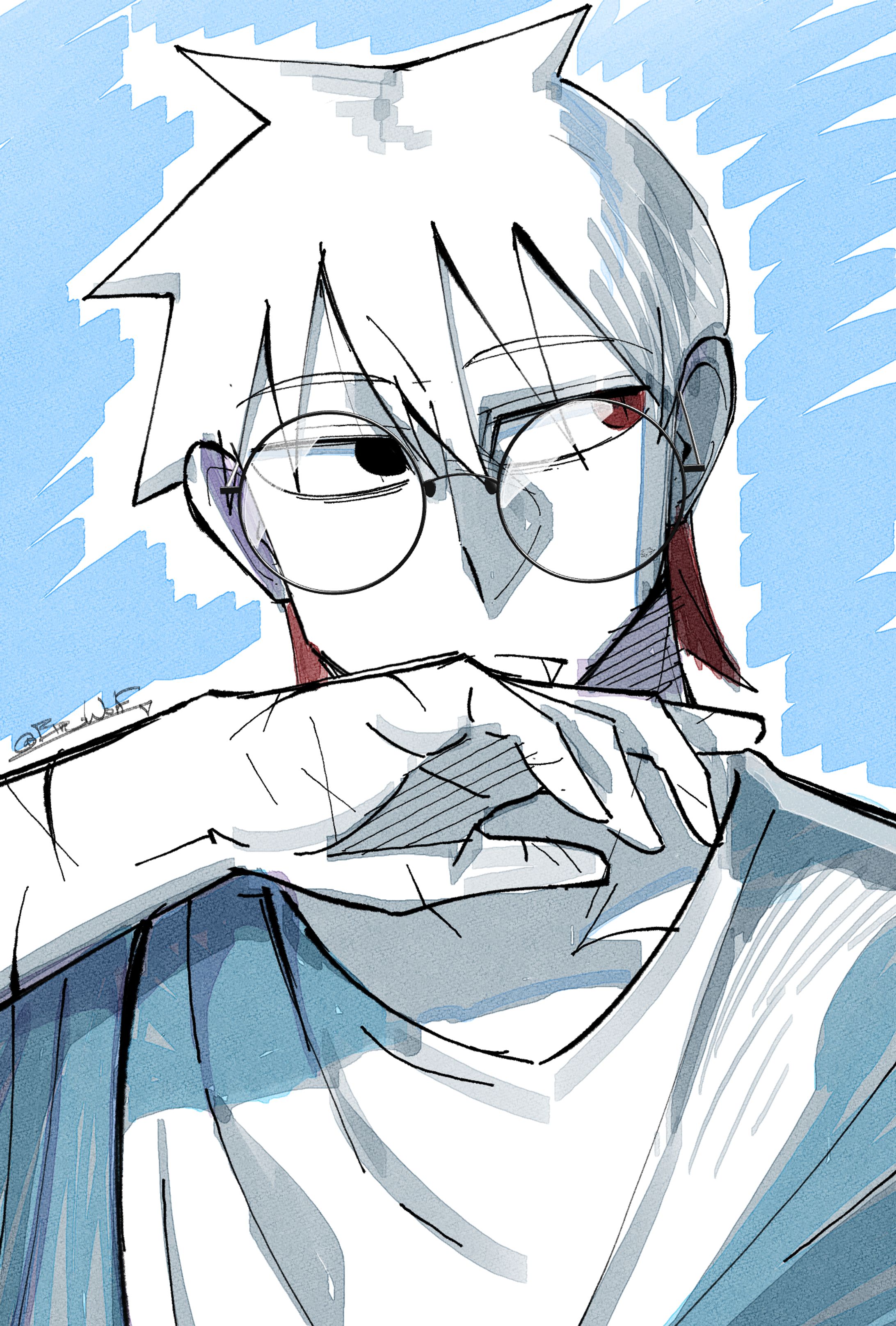 [Rough Sketch] BiruWolf (VTuber)-1