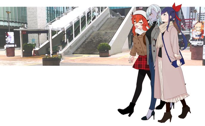 冬がくれた奇跡　動画用イラスト