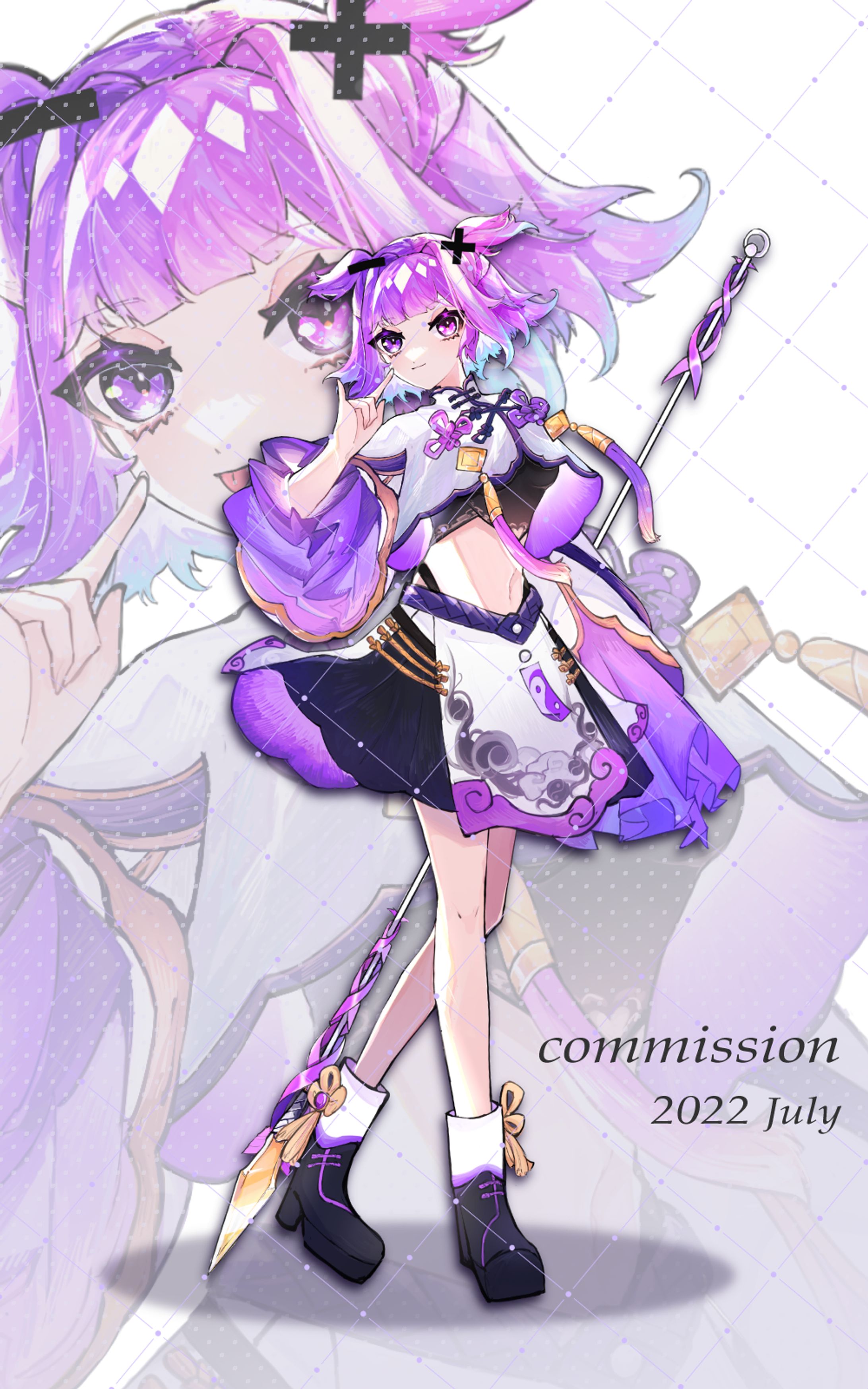 [commission]　神喰あむ様　アクスタ用立ち絵-1