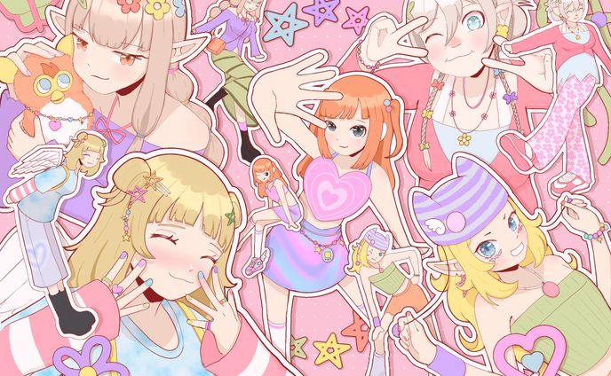 [fanart] the little sisters of dungeon meshi