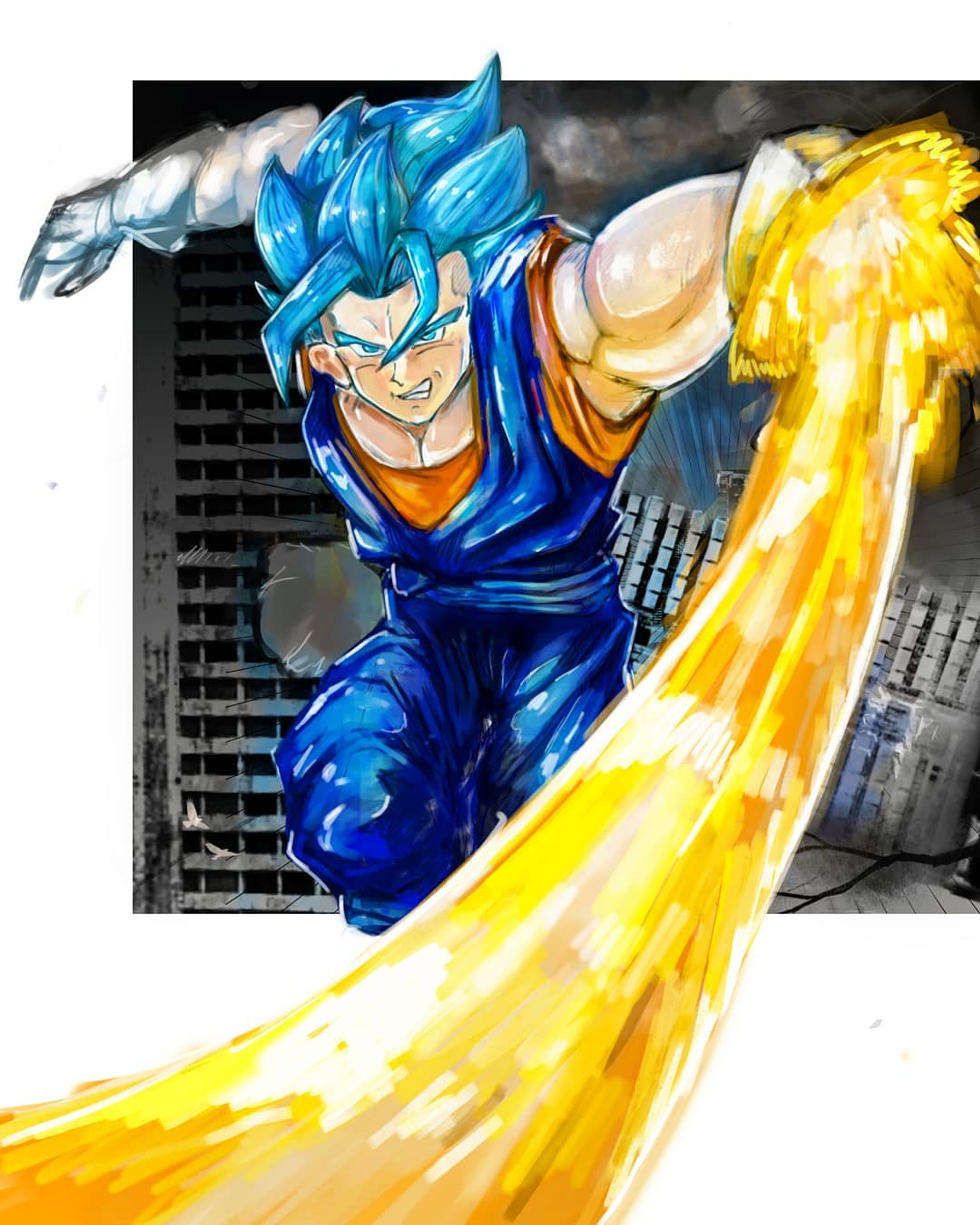 ポタラ忘れた
#ドラゴンボール #ドラゴンボールレジェンズ #ベジット #ベジットブルー #ドラゴンボール超  #ドラゴンボールイラスト #dragonball #dragonballlegends #vegetto #vegettoblue #dragonballfanart
#イラストグラム
 #illustration-1